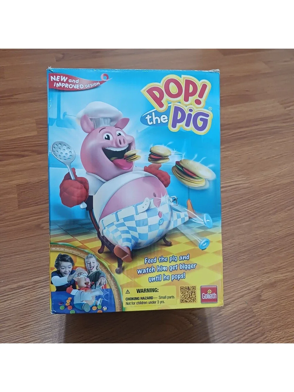 Pop! The  Pig Toy Game  and Accessories Feed the Pig Watch  him get  Bigger